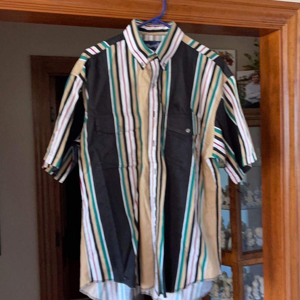 90’s Vintage Wrangler Western Colorblock Cowboy Shirt XL short sleeve